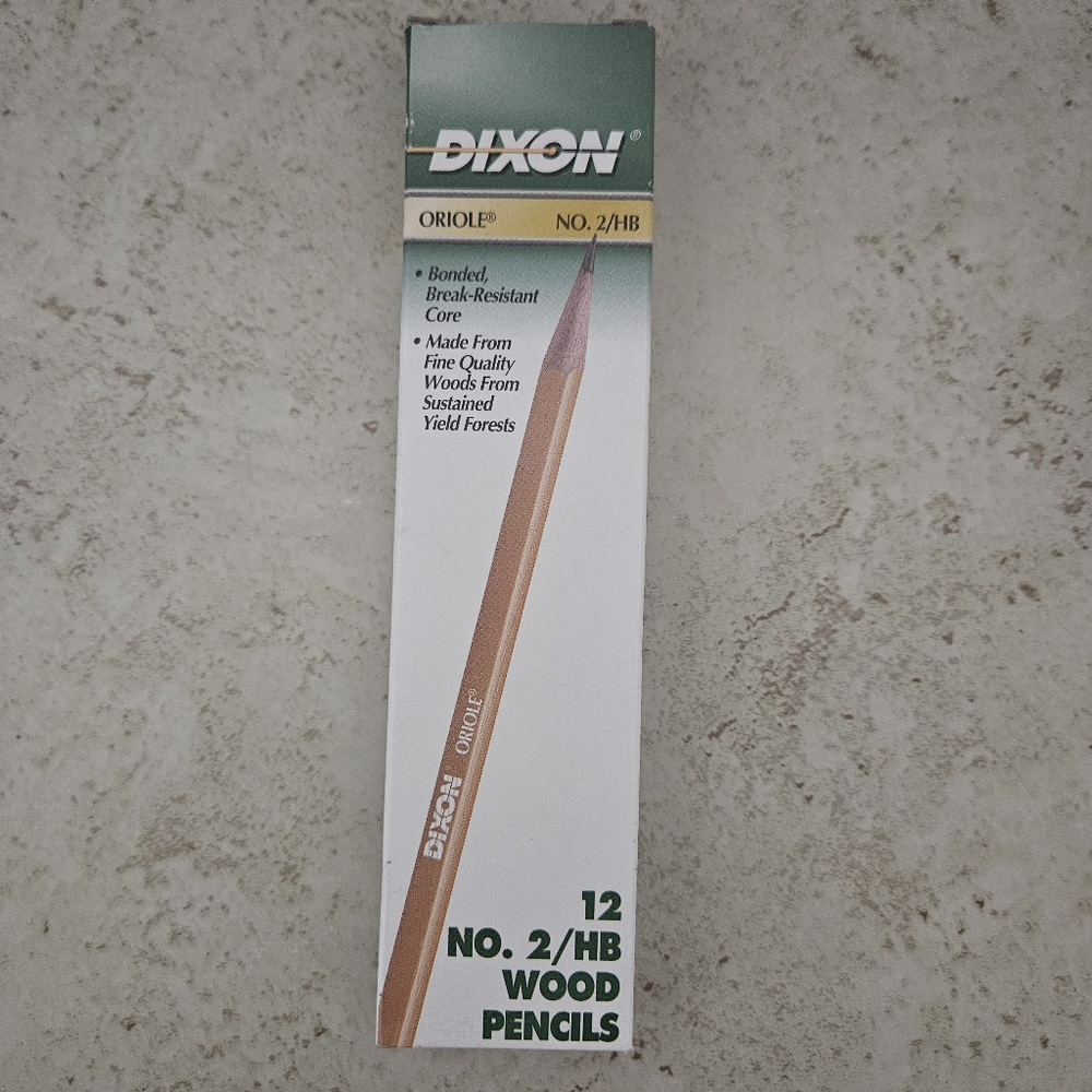 Dixon Oriole No.2/HB 12 Pack Wood Pencils